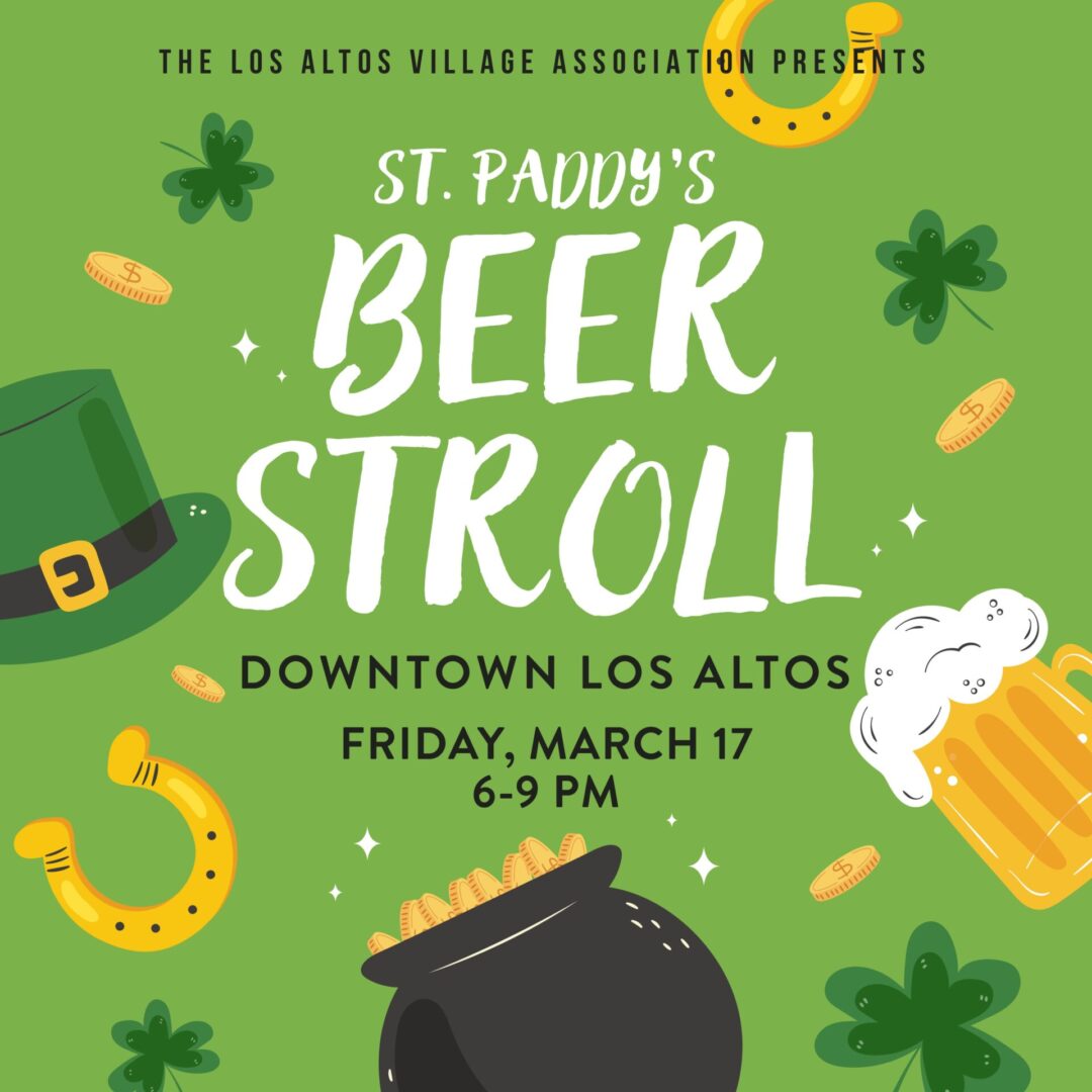 A poster for the st. Paddy 's beer stroll